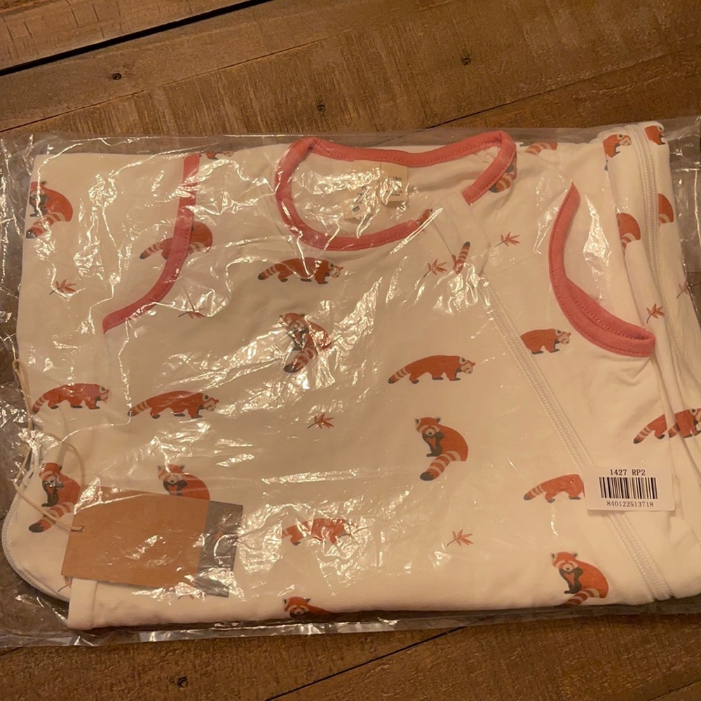 Kyte Printed Sleep Bag in Red Panda